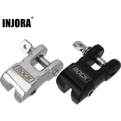 INJORA RC Car Metal Winch Rock Tow Hook for 1/10 RC Crawler Axial SCX10 90046 Traxxas TRX4 TRX6 MST Redcat
