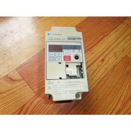 CIMR-J7AAB0P4 inverter , used in good condition . 80% appearance new , good working , free shipping