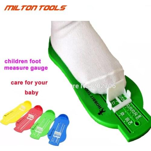 0-20cm Professional Foot Measuring Gauge children Shoe Measure Tool baby shoes caculator measure tape