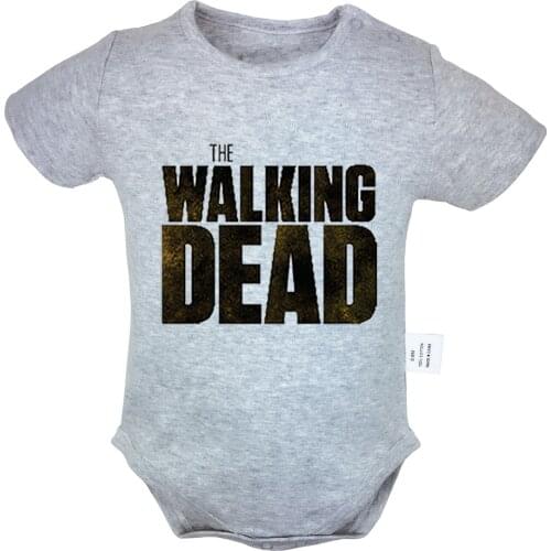 The walking dead Rick star Stained Glass Design Newborn Baby Boys Girls Outfits Jumpsuit Infant Bodysuit Clothes Cotton Sets