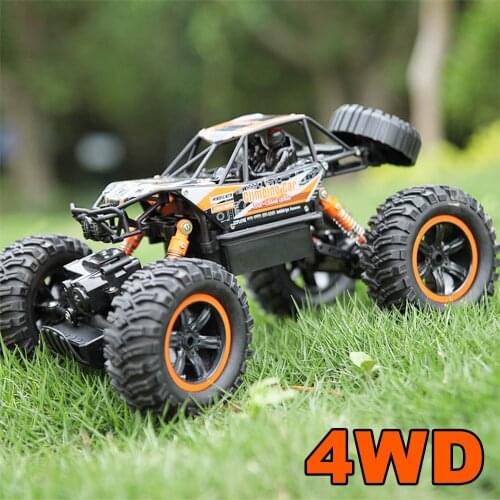 RC Car 4WD Remote Control Cars 4x4 Off Road Drift Auto 1:14 Electric Vehicle Kit Toys Monster Truck for Children Kids Boys Adult