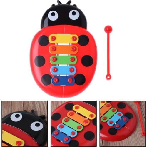 Cute Ladybug Baby Puzzle Insects Piano Music Instrument Toy Educational Toy