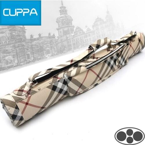 New Arrival Cuppa 4Holes 1/2 Pool Billiard Cues Cases PU Billiards Accessories China