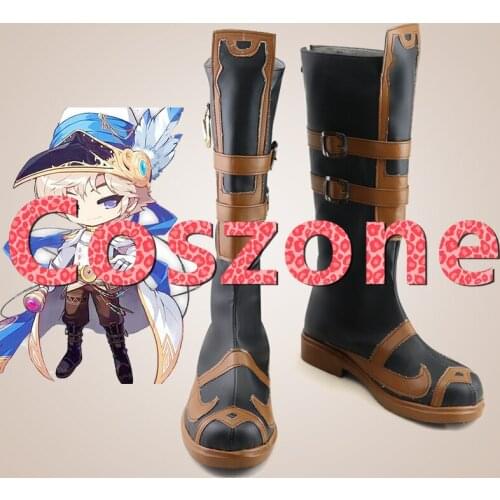 Game MapleStory Phantom Cosplay Shoes Boots Halloween Carnival Cosplay Costume Accessory