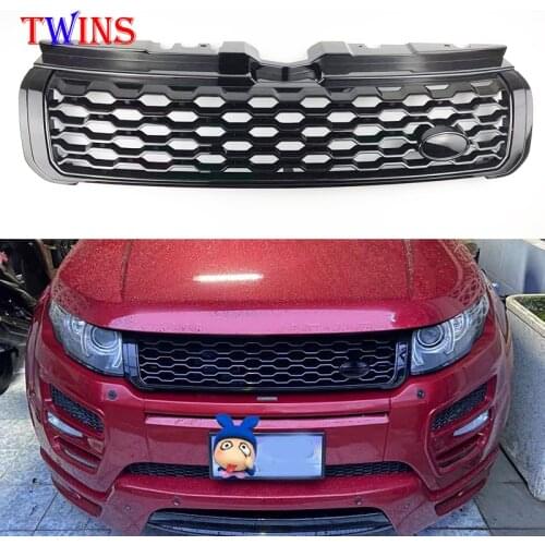 Front Bumper ABS Grille Grill For Land Rover Range Rover Evoque 2012-2018 Gloss Black Limited Edition