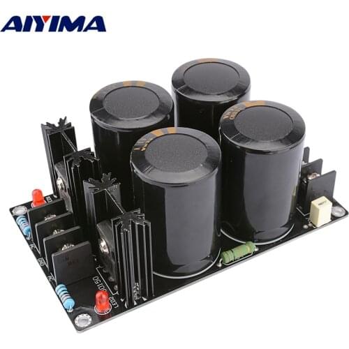 AIYIMA Schottky Rectifier Filter Power Board 63V 10000UF Capacitor Amplifier Rectifier 120A Power Supply Board DIY Speaker Amp