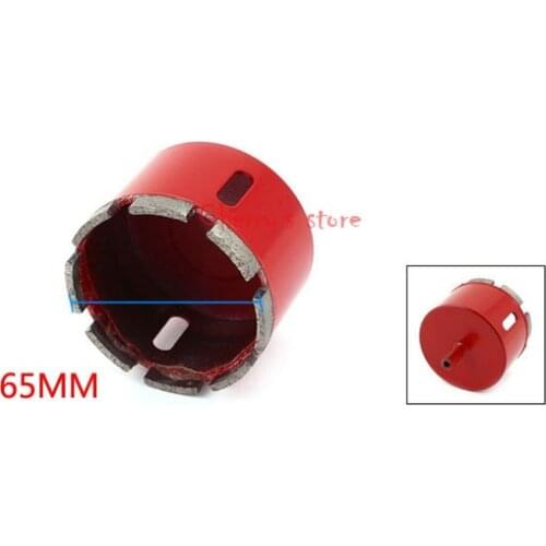 Professional Marble Sintered Diamond Drill Hole Saw Ceramic Reamer Hole Diamond Material 65MM
