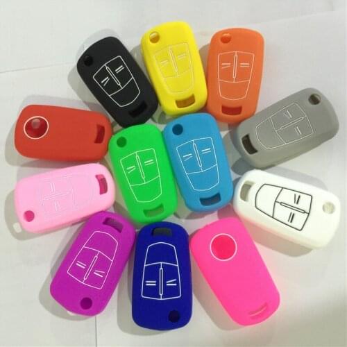 ACCESSORIES FIT FOR OPEL VAUXHALL CORSA ASTRA VECTRA ZAFIRA SIGNUM SATURN SILICONE FLIP KEY REMOTE HOLDER CASE COVER FOB SHELL