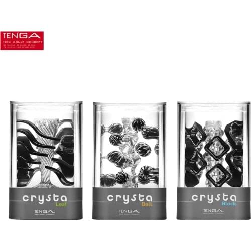 Tenga Crysta Masturbation Soft Stick Pocket Pussy Toy Box Hidden Masculino Rubber Vagina Half Sex Doll