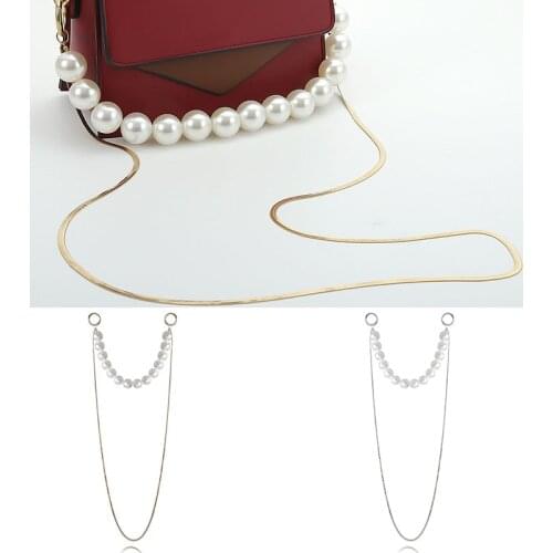 U-shaped Tassel Bag Chain Handbags Strap 2-layer Bag Chain Shoulder Crossbody Strap Individuality Snake Bone Chain Replacement