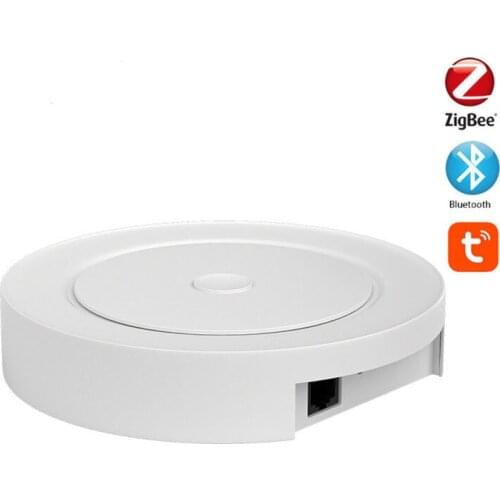 Tuya Zigbee Bluetooth Mesh Three-In-One Gateway Hub Smart Home Control Works With Alexa Google Home Assistant