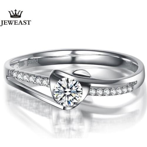 ZSG Natural diamond 18K gold Pure Gold Ring Real 18K gold Solid Gold Ring Trendy Classic Party Fine Jewelry Hot Sell New 2019