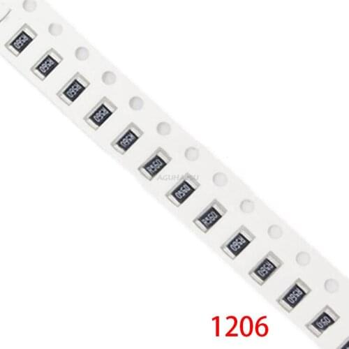 100PCS 1206 SMD Resistor 1% 470 ohm chip resistor 0.25W 1/4W 470R 471