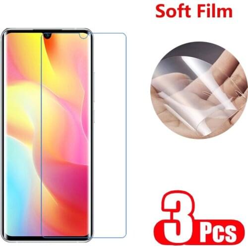 3 Pcs Soft Film Screen Protector For Xiaomi Redmi Note 10 9 8 Pro Protective Clear Phone Explosion-Proof SCreen Film Not Glass