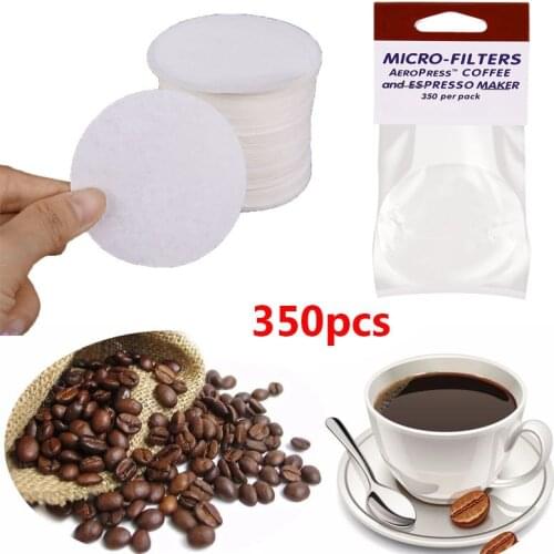350Pcs/pack Round Coffee Filter Paper Coffee Maker Replacement Professional Filters Paper For Kitchen Maker Coffee Filter Paper