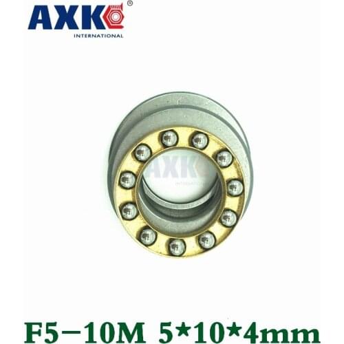 Free Shipping Axk 10 Pcs Axial Ball Thrust Bearing F5-10m 5mmx10mmx4mm 5*10*4mm Abec1