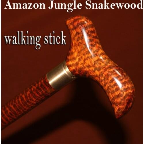 Woodcraft Snakewood Balance walking stick wood trekking hiking travel mountain cane Christmas gifts decoration collections
