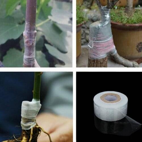 1Roll Self-adhesive Fruit Tree Grafting Tape Plants Tools Nursery Stretchable Garden Flower Vegetable Grafting Tapes 120m