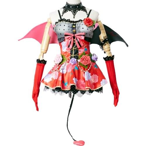 LoveLive Demonic Awaken Womens Kotori Minami Sonoda Umi Eli Ayase Rin Hoshizora Cosplay Costume dress