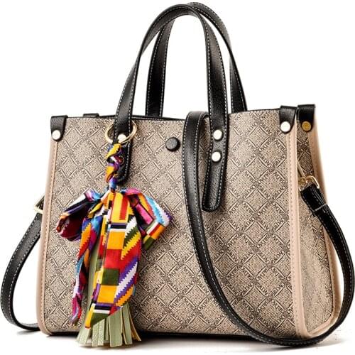 New Arrival Bags in Luxury Handbags Branded Designer Shoulder Bag Female with Scarves Pochette Sac Femme Spring Style