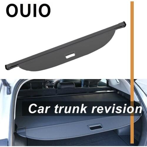 OUIO 1Set Car Rear Trunk Cargo Cover For Mercedes Benz GLC Car-styling Black Security Shield Shade Auto Retractable accessories