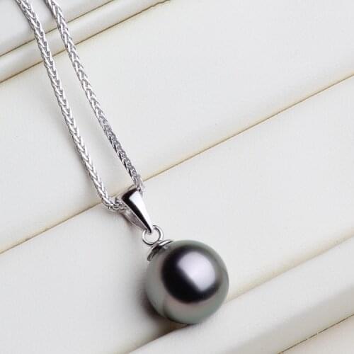 DIY Accessory S925 Sterling Silver Pendant Holder Classic Bigger Pearl Pendant Jewelry Finding&Components 20Pcs/Lot