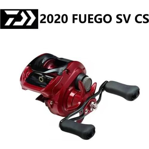 NEW 2020 DAIWA FUEGO SV CS Low profile Baitcasting fishing reel Bait casting Fish Wheel Coil MAX DRAG 5KG 5+1BB weight 200g