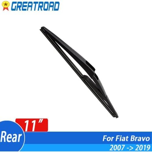Wiper 11" Rear Wiper Blade For Fiat Bravo 2007 - 2019 2018 2017 2016 2015 2014 Windshield Windscreen Rear Window
