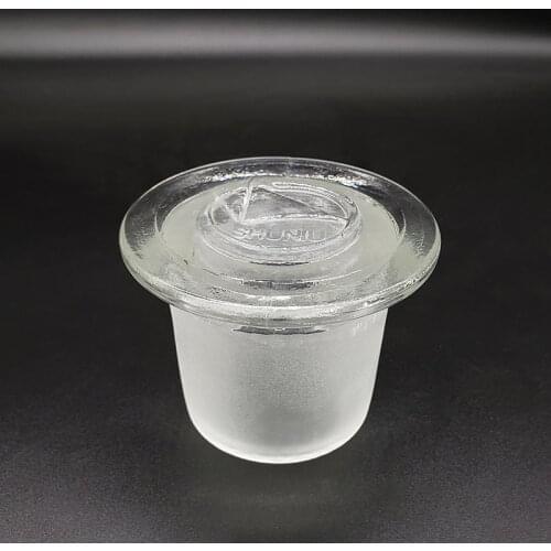 Glass stopper,Glass hollow plug,Joint 70/55,Grinding flat plug,Hollow plunger