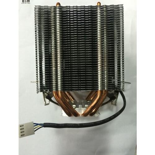E&M Cooling Fan Copper Pipe 2011 CPU E5 2600 2620 2650 2680 X99 X79 Server Workstation Heat Radiator USB Power Dissipate 1151