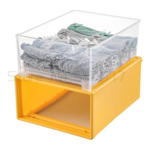 Underwear storage box drawer type underwear storage artifact compartment underwear sorting separation household storage box
