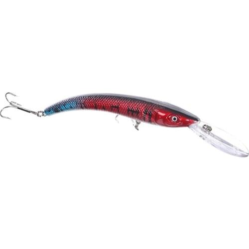 YUZI 1PCS Minnow lures 15.5cm 16.3g Wobbler Fishing Lure Big Crankbait Bass Trolling Artificial Bait Pike Carp lures