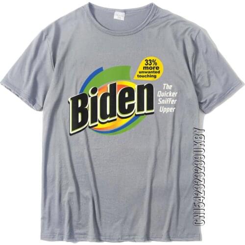 Funny Anti Joe Biden 2020 Creepy Joe Design Sniffer T-Shirt Tshirts Tops & Tees High Quality Cotton Simple Style Normal Men