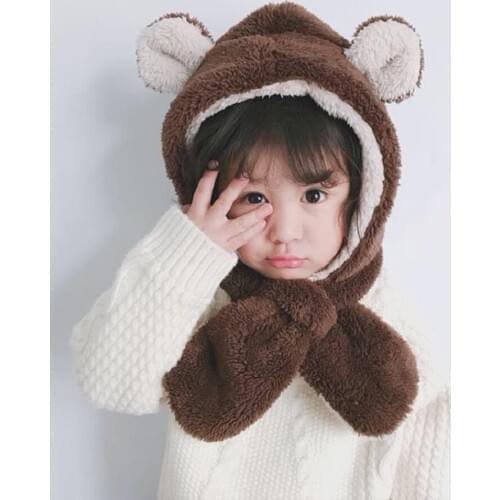 Childrens Hat Autumn And Winter Baby Scarf Lovely Super Winter