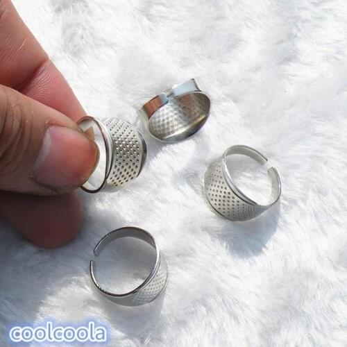 1PCS Finger Protector Antique Thimble Ring Handworking Needle Thimble Needles Craft Household DIY Sewing Tools Accessories