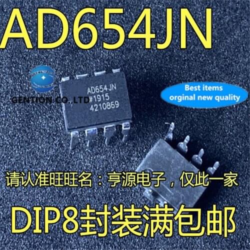 10Pcs AD654JNZ AD654JN AD654 DIP8 Frequency converter in line IC chip in stock 100% new and original