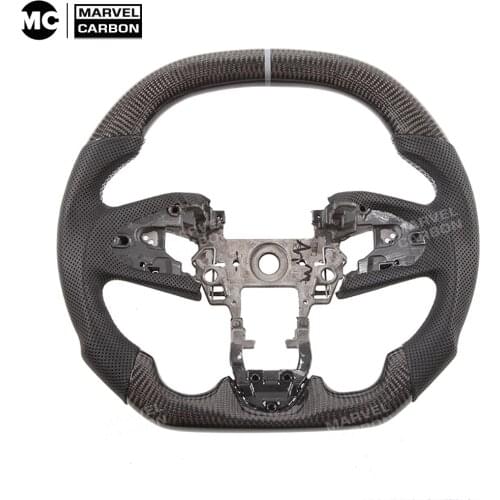 100% Real Carbon Fiber Steering Wheel for C-RV Vezzel Civ-ic