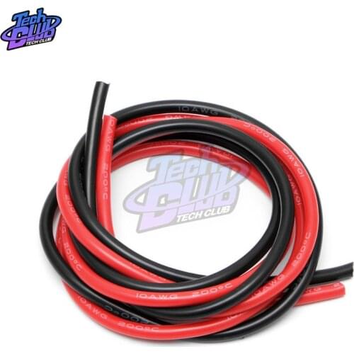 2M 10/12/14/16WG 1M black+1M red Silicone Wire Tinned Copper Wire Flexible Stranded Copper Two Wires Electrical Cables