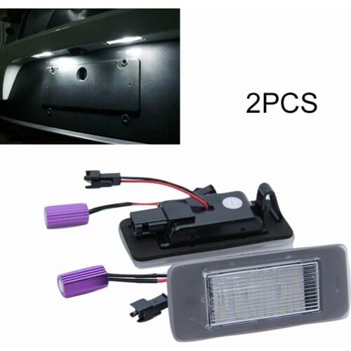 2 Pcs/Set Car Accessories LED License Number Plate Light Lamp for Opel Astra J Sports Tourer TD326