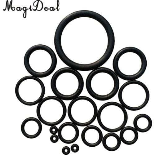 MagiDeal 20 Pieces Standard Scuba Diving O-Ring Kit for Dive BCD, Regulator, Hose, Tank, Cylinder, Camera