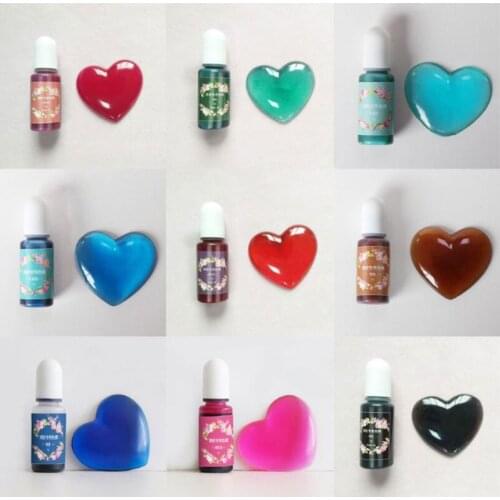 26 Colors Epoxy Resin Pigment Liquid Resin Colorant Pigment Kit Resin Colorant Dye Resin Jewelry Making Art Crafts Tools