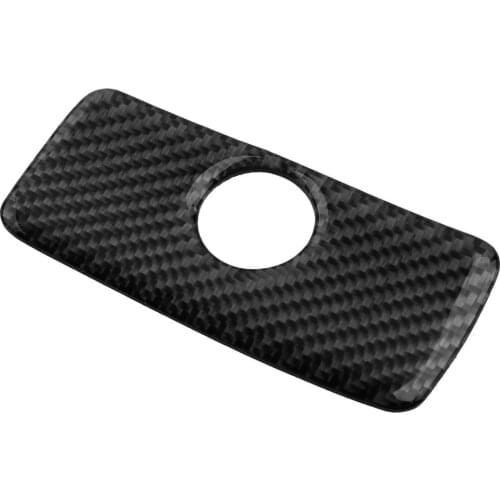 Car Carbon Fiber Black Co-pilot Storage Box Handle Cover Sticker Fit for Chevrolet Camaro 2010 2011 2012 2013 2014 2015