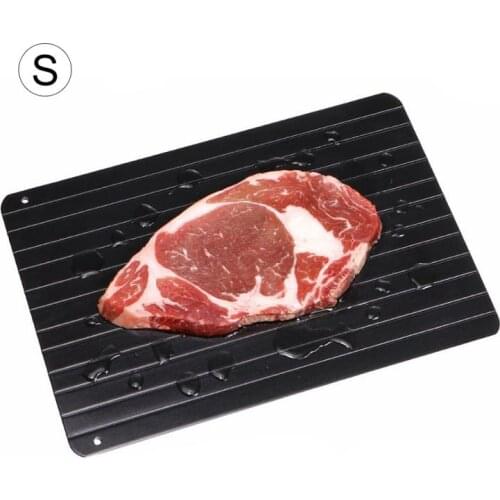 Fast Defrosting Tray Thaw Frozen Food Meat Fruit Quick Defrosting Plate Board Defrost Round Rapid Heat Kitchen Gadget Tool