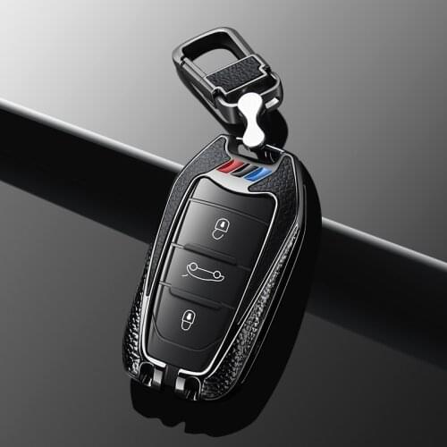 Zinc alloy car key cover fob case for Peugeot 3008 208 308 508 408 2008 307 4008 Citroen C4 DS3 DS5 DS6 C4L CACTUS C5 Picasso