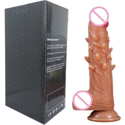 JingZhi Strap on Dildo Pants Silicone Realistic Dildo For Women Sex Toy Spiked Penis Soft Female Strapon Masturbation Adult Toys