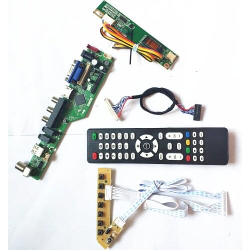 For LP154W01-TLA1/TLA2 keyboard+Remote+Inverter TV53 board HDMI-Compatible-Compatible VGA USB AV RF LVDS 1CCFL 30Pin LCD