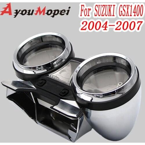 For SUZUKI GSX1400 GSX 1400 2004 2005 2006 2007 Speed Meter Clock Instrument Case Gauges Odometer Tachometer Housing Box Cover