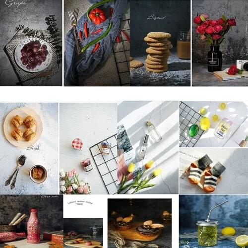 INS Photography Background Paper Double-Sided Cement Pattern Background Paper Studio Photo Studio Food And Beverage Cosmetics Ac
