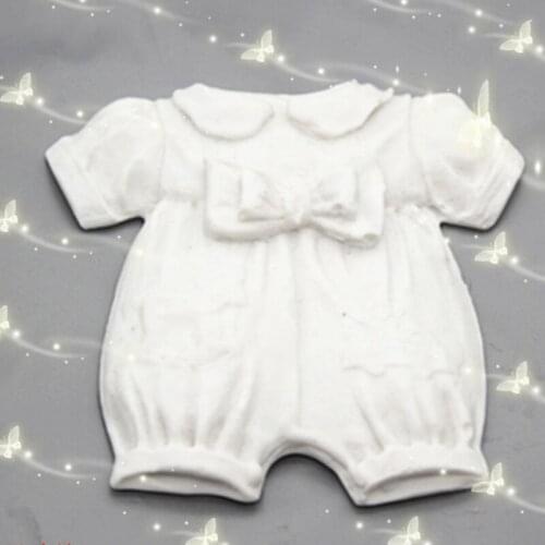 Baby Clothing Shape Bowknot Silicone Cake Mold For Candy Chocolate Cupcake Fondant Sugarcraft Decorating Gumpaste Tools
