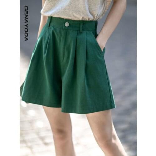 Genayooa Women's Cotton Shorts